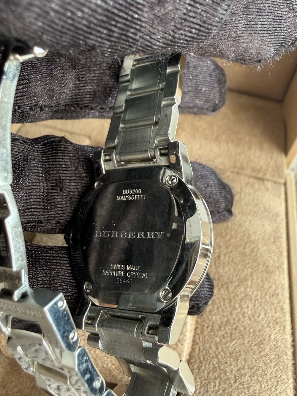 Burberry women’s Silver Stainless Steel Watch - Picture 7 of 15